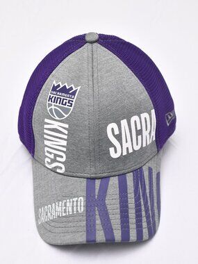 Sacramento Kings Snapback Hat NBA Gray Purple Adjustable Cap Basketball Fan Gear